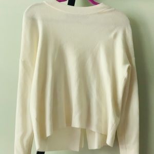 Cream Vero Moda open back cropped sweater size S